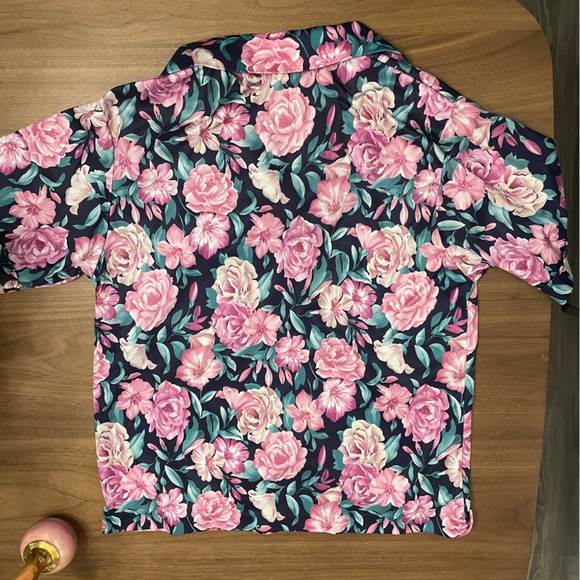 Vintage Act 111 shirt. Floral button up - Picture 3 of 4
